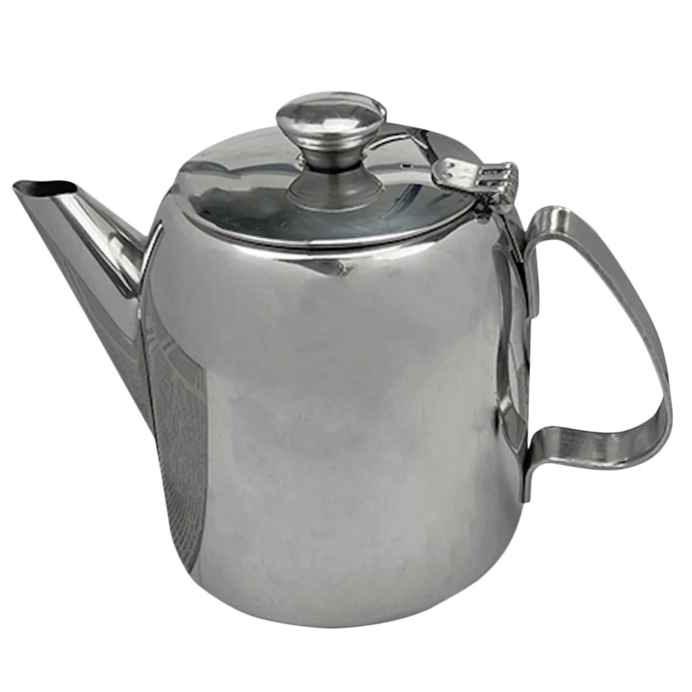 Stainless Steel Tea Pot Kitchen Decorative Teapot Tea Container Oil Pot for Loose Tea