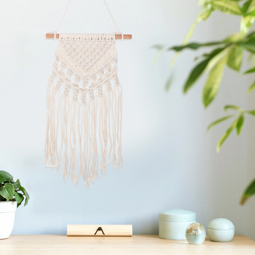 Bohemia Handwoven Hanging Tapestry with Tassel Design Wall Ornament Home Decor