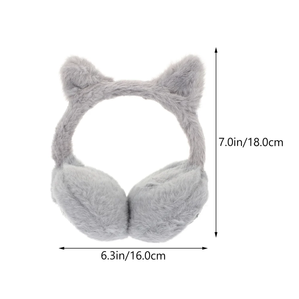 Plush Earmuff Ear Warmer Kid Ear Cover Anti-cold Ear Protector Furry Ear Cover