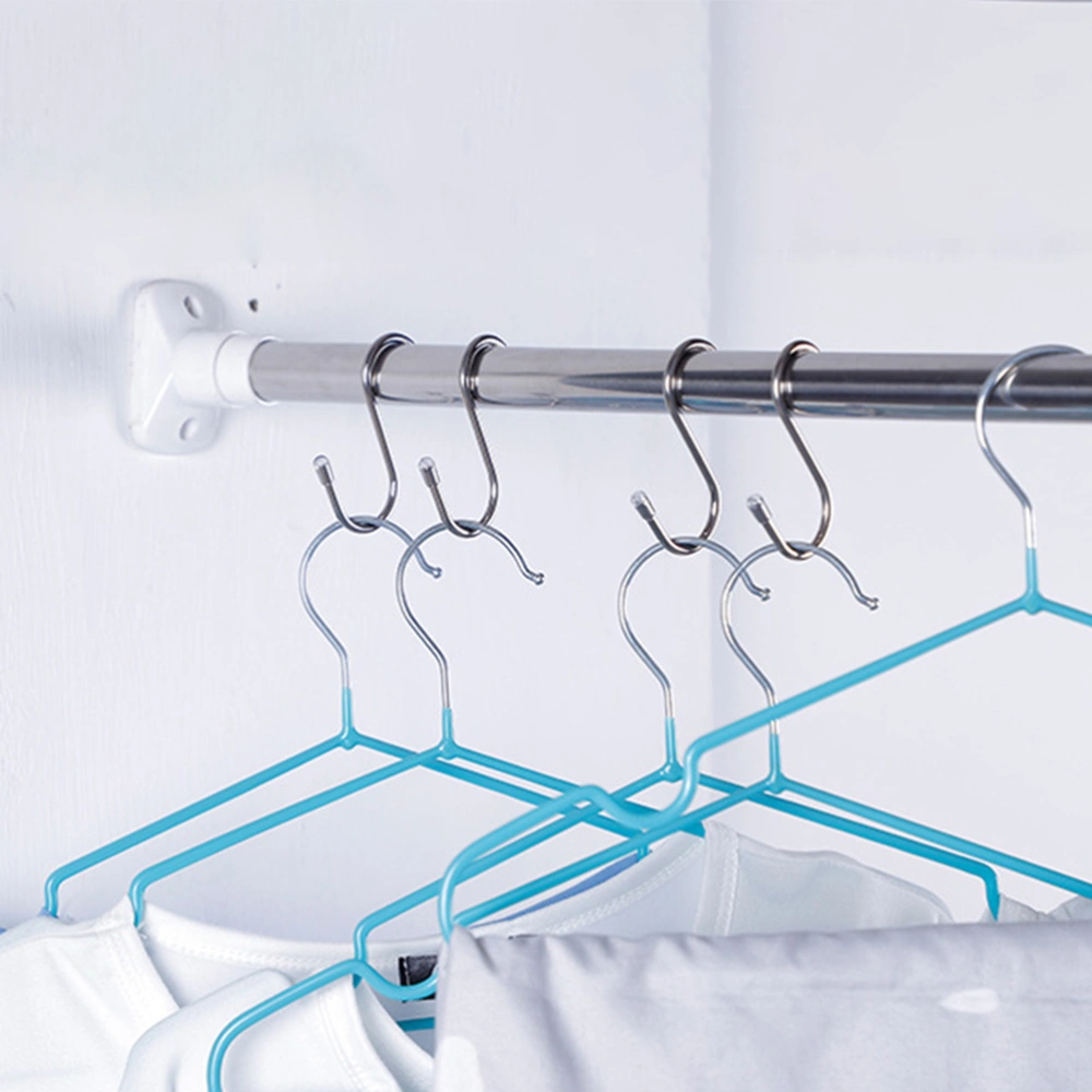 8Pcs Metal S Hooks S Shaped Hanger Clothes Hangers S-shaped Wardrobe Organizers Kitchen Hooks