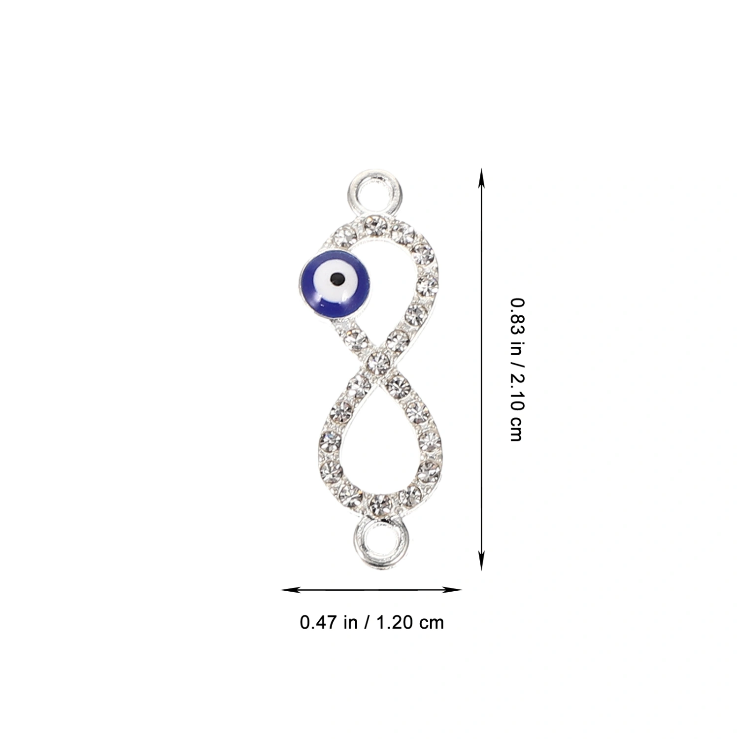 22pcs Crafts Evil Eye Charm Diy Hanging Evil Eye Connectors For Jewelry Making Findings Evil Eye Gifts