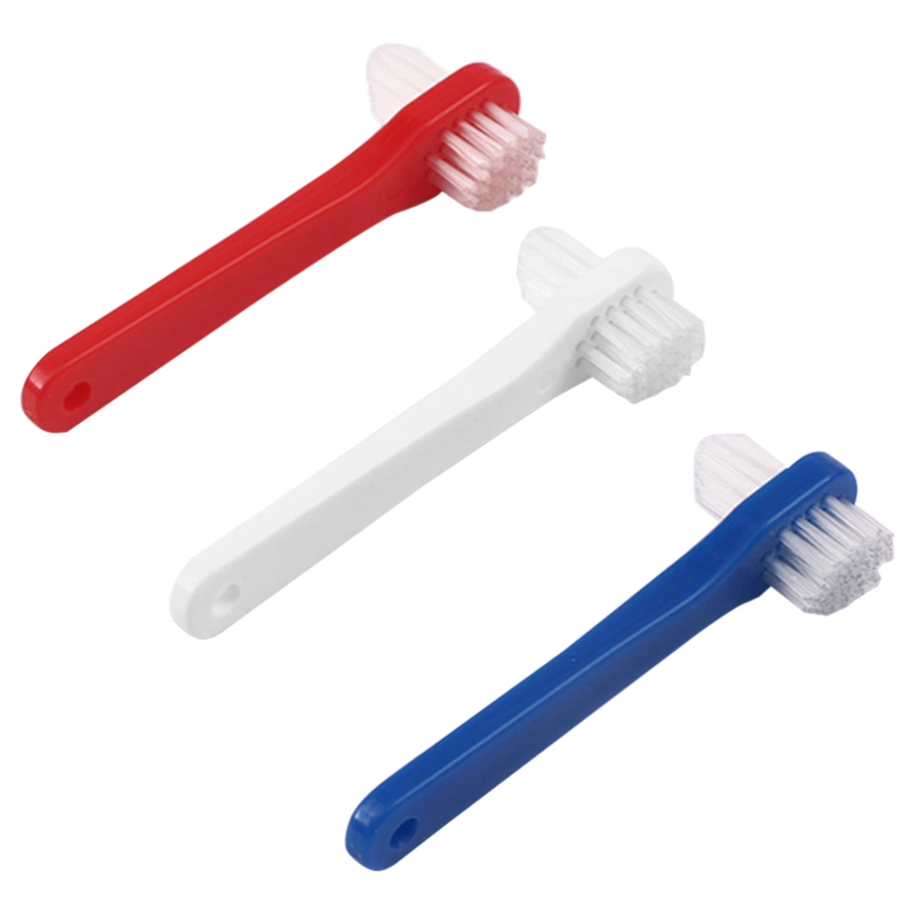 3Pcs Denture Cleaning Brushes Toothbrushes for Adult Denture Cleaner Toothbrushes