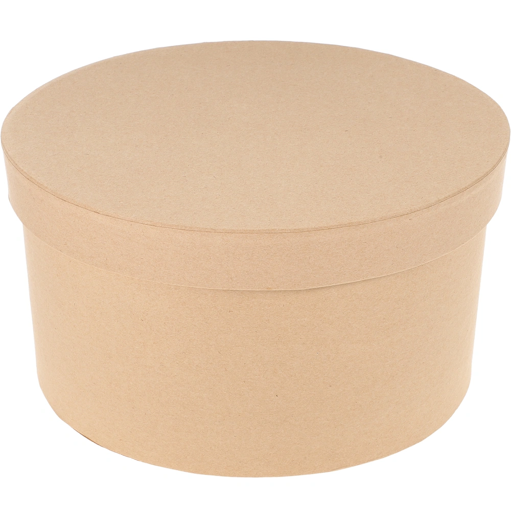 Oval Kraft Paper Hardboard Box Cookie Paper Container Cake Container Chocolate Box