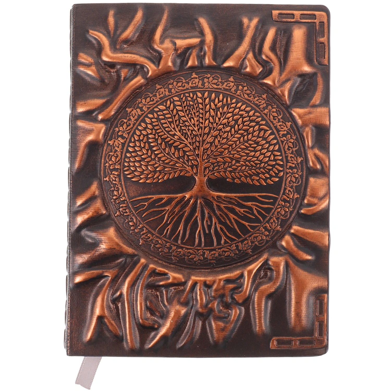 Vintage Embossment PU Cover Notebook  Daily Notebook Business Note Book