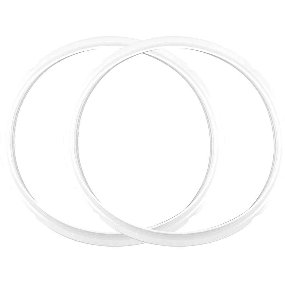 2Pcs Pressure Cooker Circle Silicone Rings Pressure Cooker Sealing Rings Gaskets  for Cooker Pressure Pot Compatible for Midea