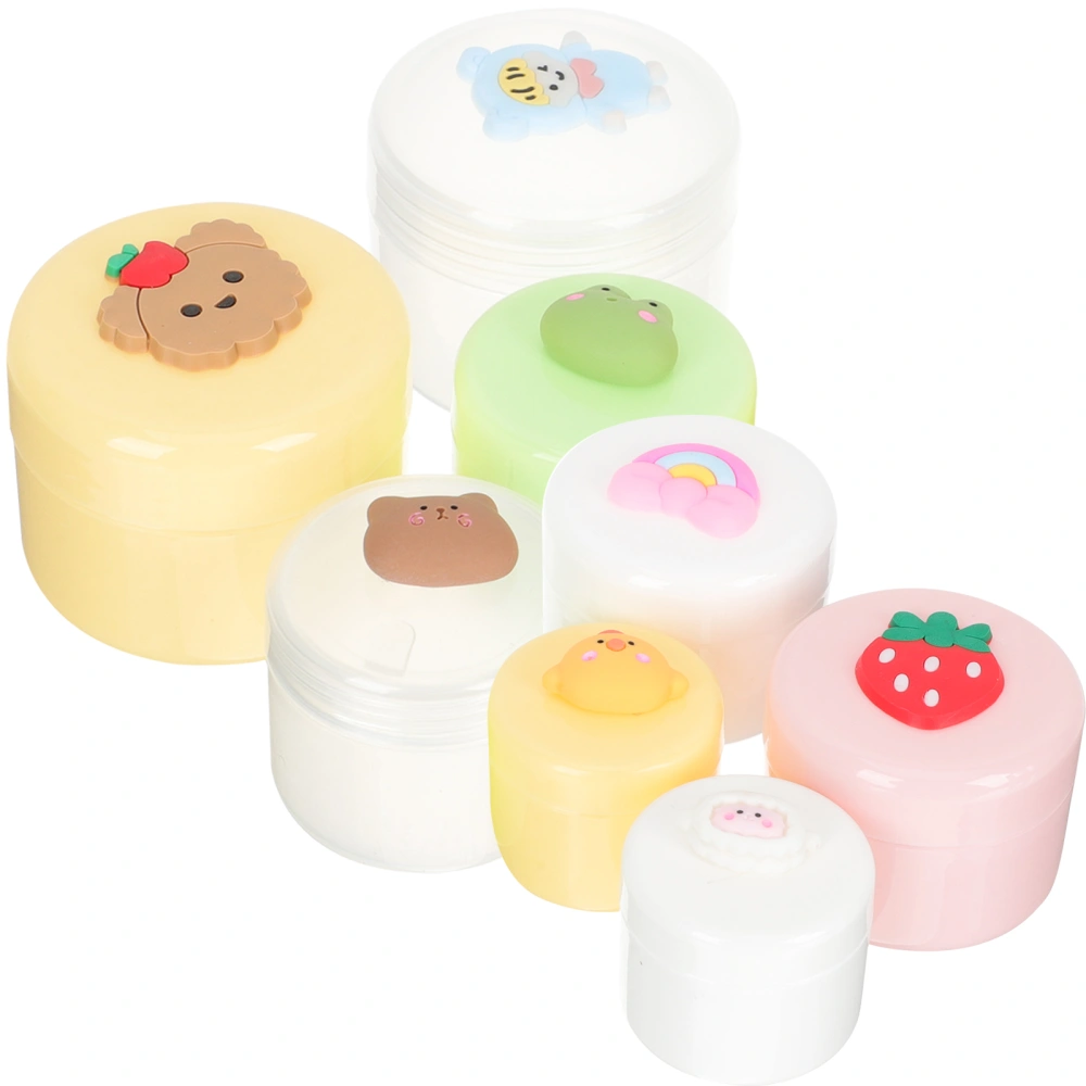 8pcs Empty Cream Lotions Jars Travel Cosmetic Dispenser Body Butter Containers