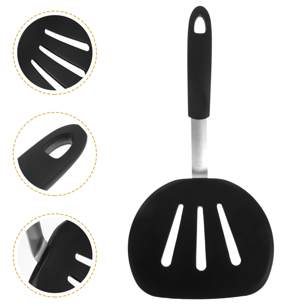 Slotted Frying Spatula Non-stick Silicone Spatula Multi-function Cooking Spatula Kitchen Accessory