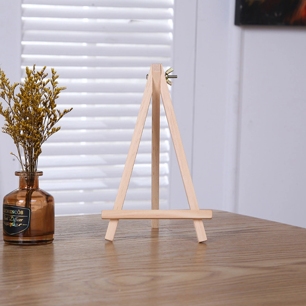 2Pcs Decorative Wooden Picture Holder Desktop Painting Holders Desktop Painting Easels