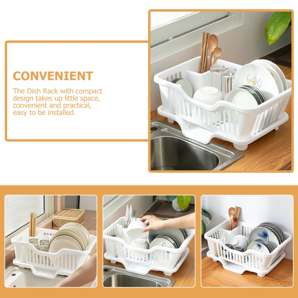 Dish Sink Drainer Dish Drying Rack Dish Rack Plate Rack Chopstick Holder Drainer