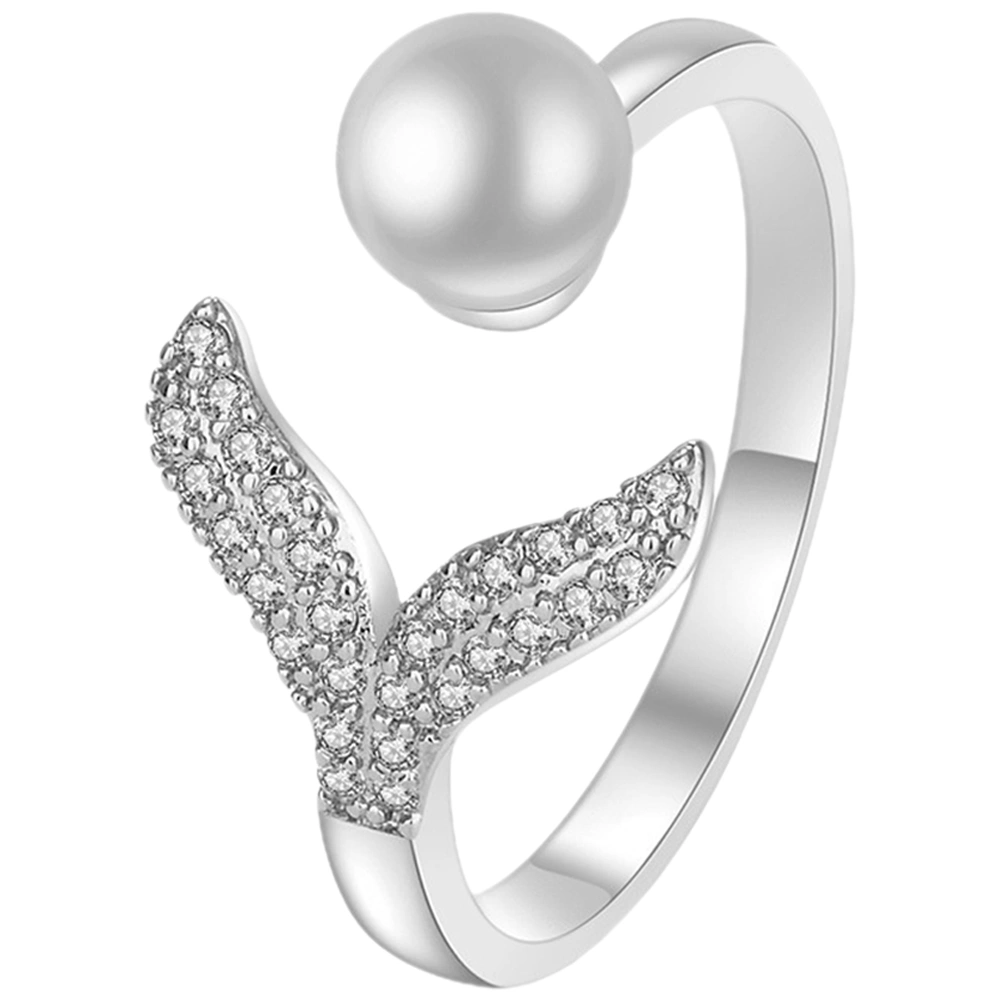 Mermaid Ring Adjustable Finger Ring Fashionable Ring Woman Girl Ring Jewelry