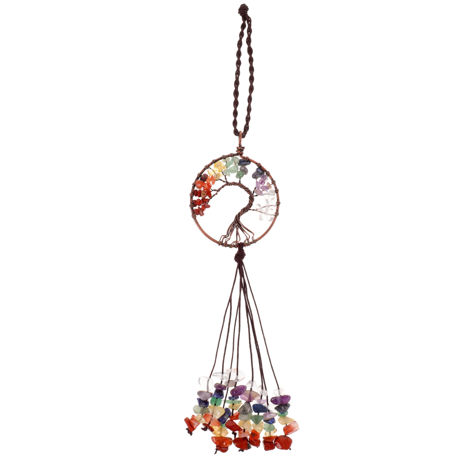 Rearview Mirror Hanging Decor Tree Shape Car Interior Pendant Wall Decoration
