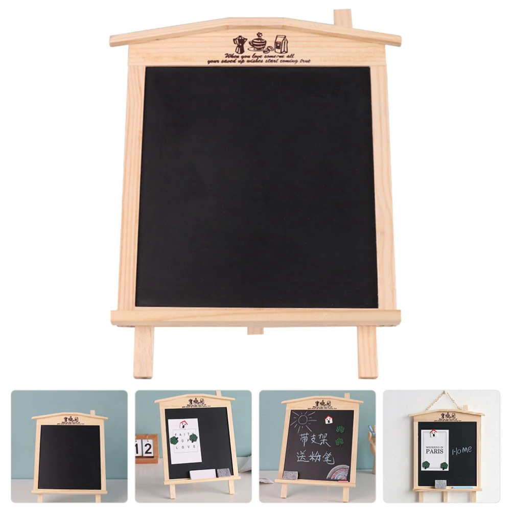 1 Set of Desktop Message Board Decorative Chalkboard Household Chalkboard Sign Message Supply