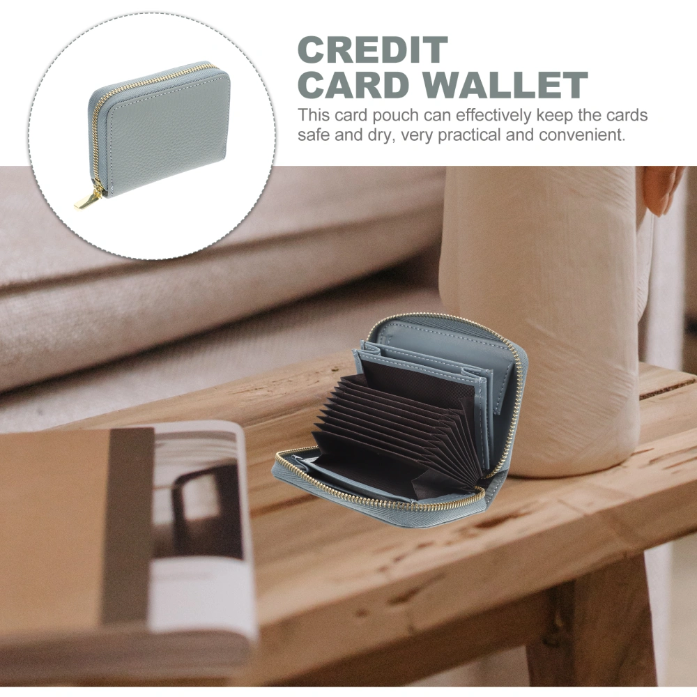 Credit Card Holder Large Capacity Card Slots Business Card Holder Pouch