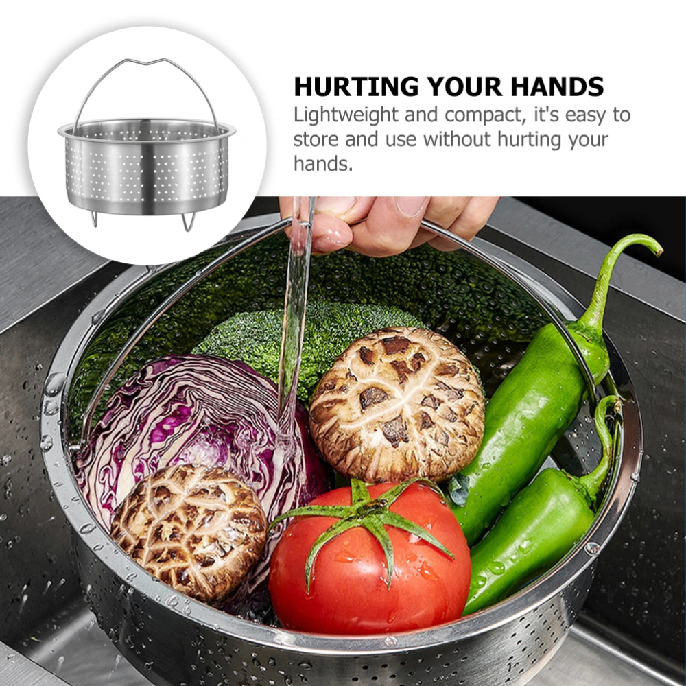 Multi-use Vegetable Steamer Stainless Steel Steaming Basket For Vegetable Dumpling