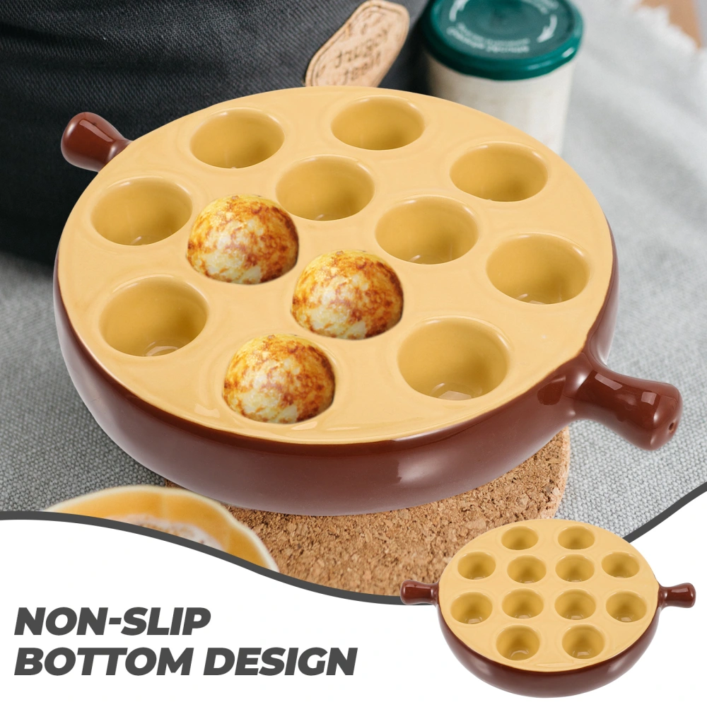 Escargot Baking Tool Heat-Resistant Snail Grilled Tray Eatable Snail Tray Household Baking Tray