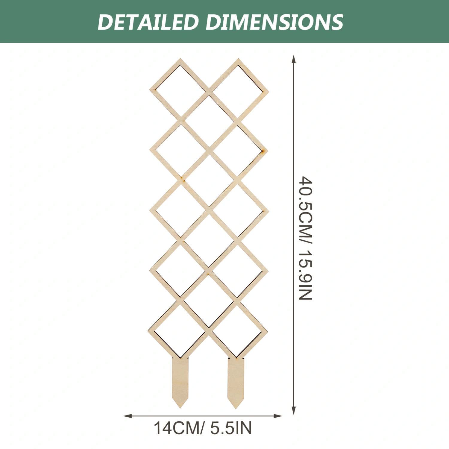 2pcs Wooden Trellis Plant Trellis Garden Trellis Plants Climbing Wooden Plant Trellis Frame