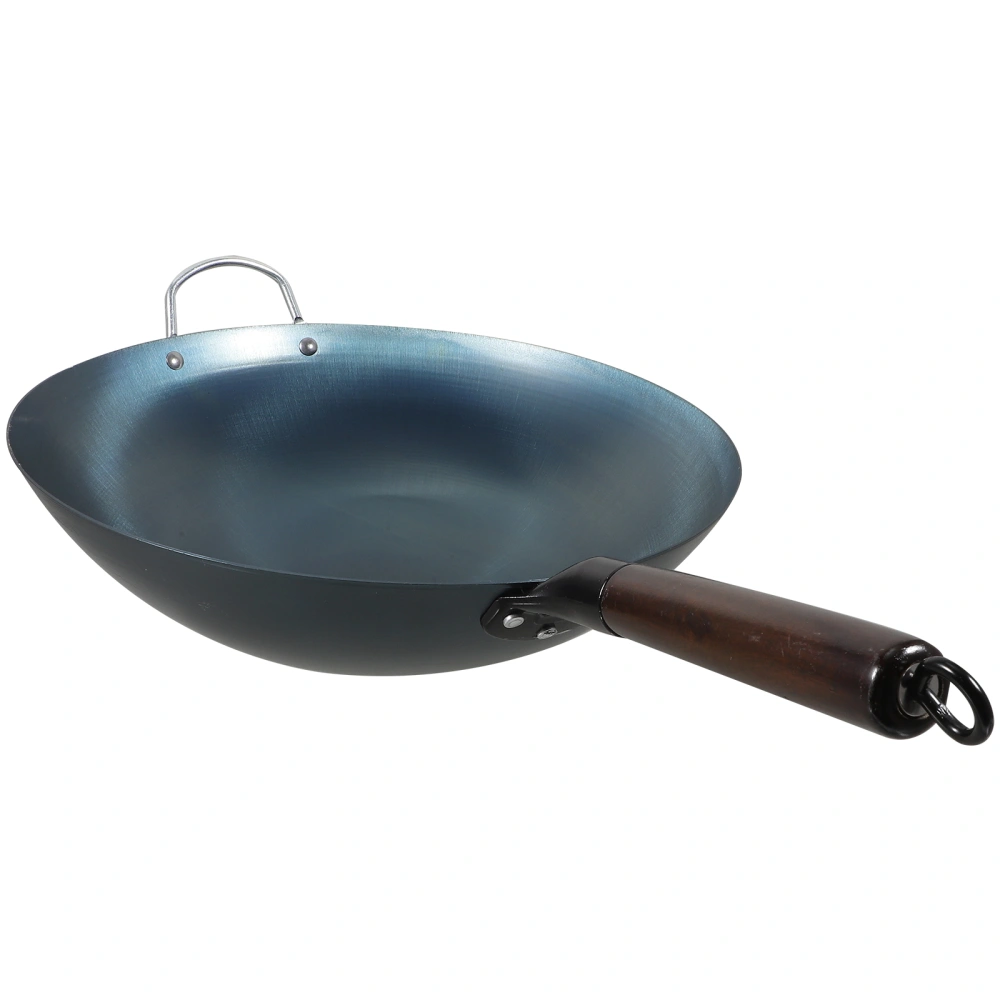 Traditional Iron Wok Iron Frying Pan Home Frying Pan Gas Stove Cooking Pot