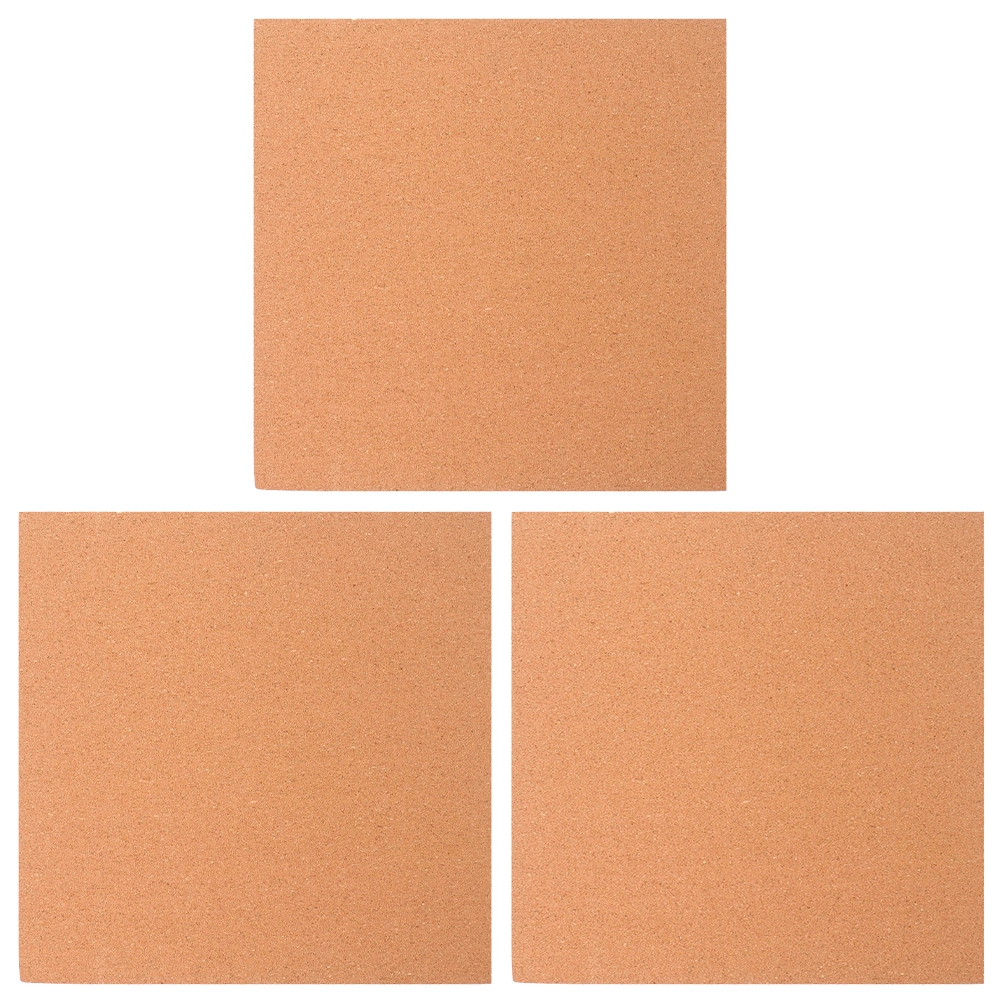 3Pcs Wall Cork Board Photo Display Cork Board Household Cork Board Reminder Bulletin Board