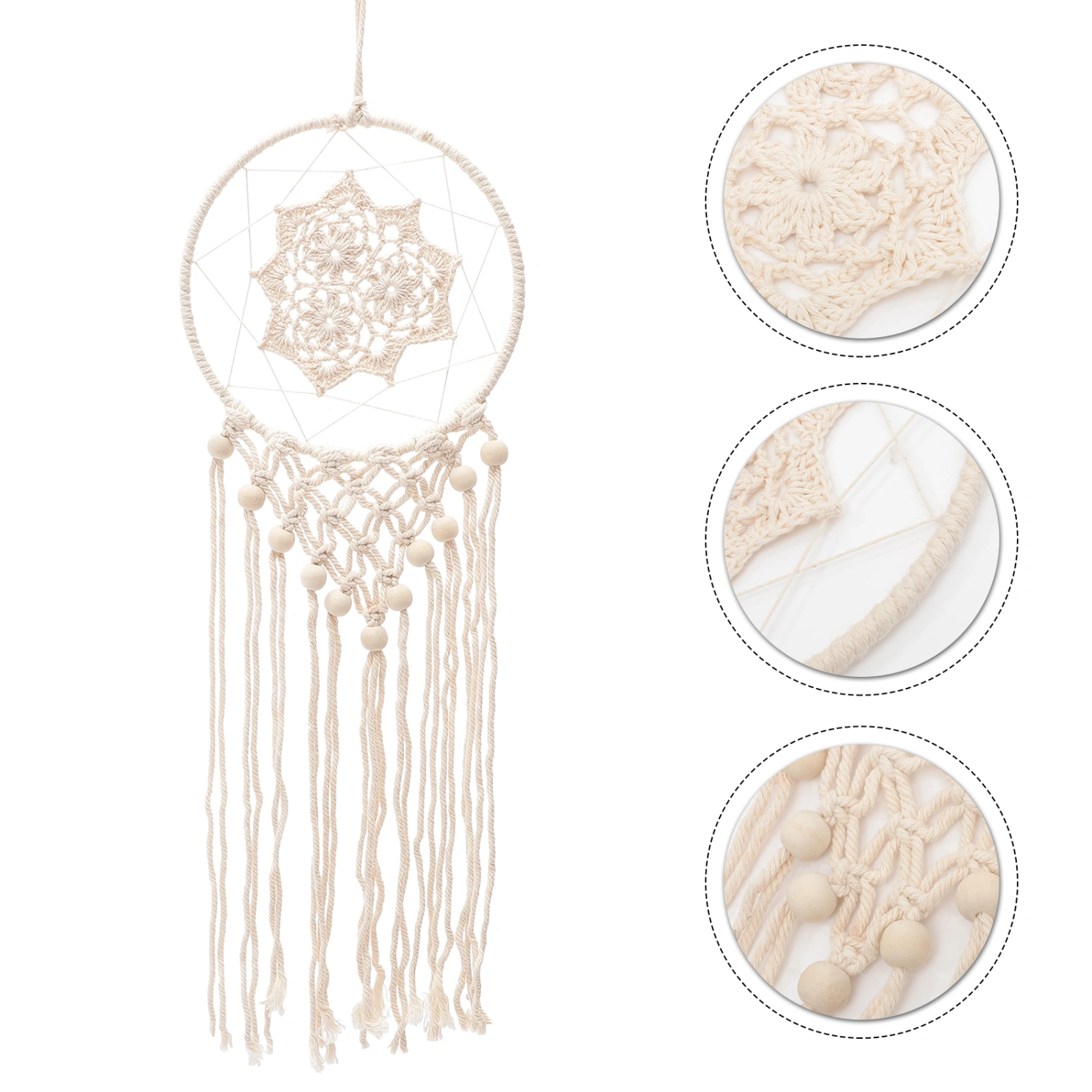 Dream Catcher Aesthetic Macrame Hanging Decor Bohemian Style Room Decoration