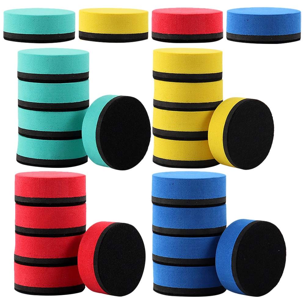 24Pcs Whiteboard Eraser School Whiteboard Eraser Portable Chalkboard Eraser for Office