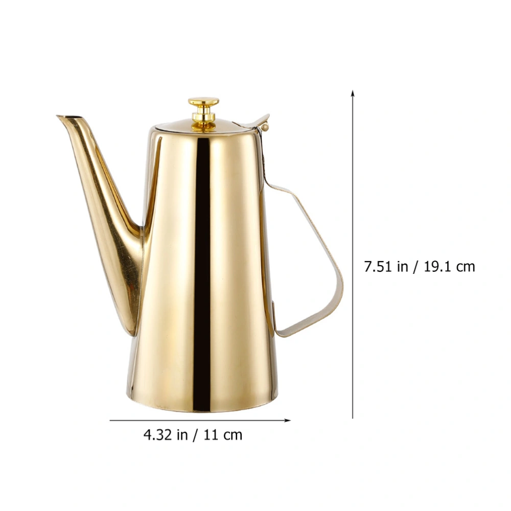 Stainless Steel Kettle Cold Water Pitcher Household Oil Pot Restaurant Soup Kettle with Strainer