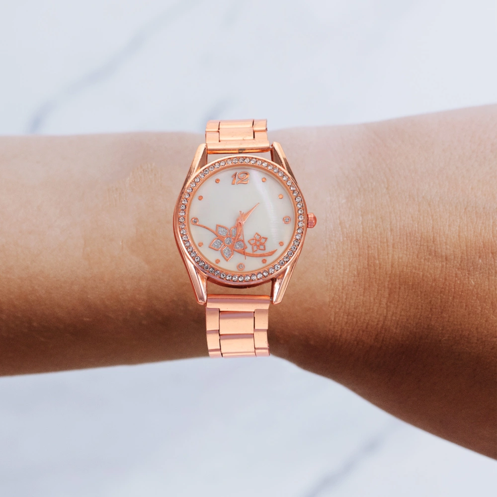 Flower Design Girl Wrist Watch Testing Wrist Watch Exquisite Watch Teenager Daily Watch