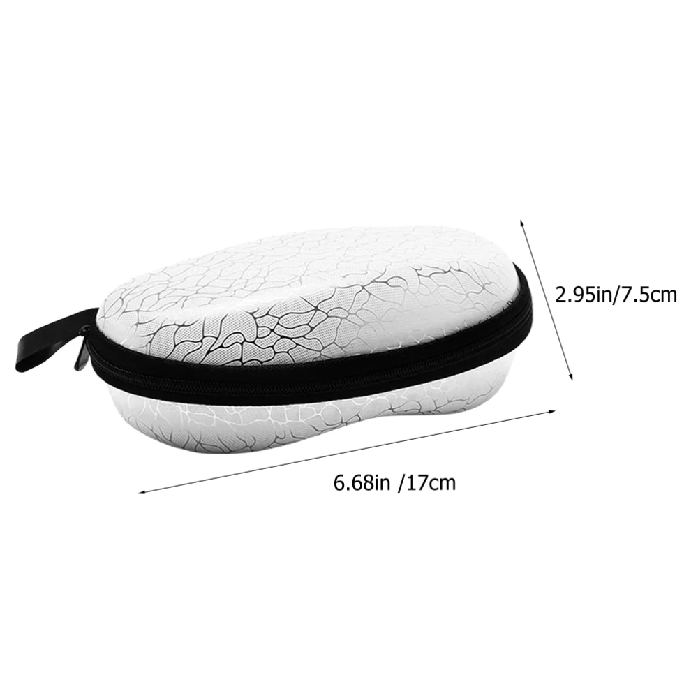 3Pcs  Leather Glasses Case Convenient Eyeglasses Case Zipper Glasses Holder Spectacle Glasses Case