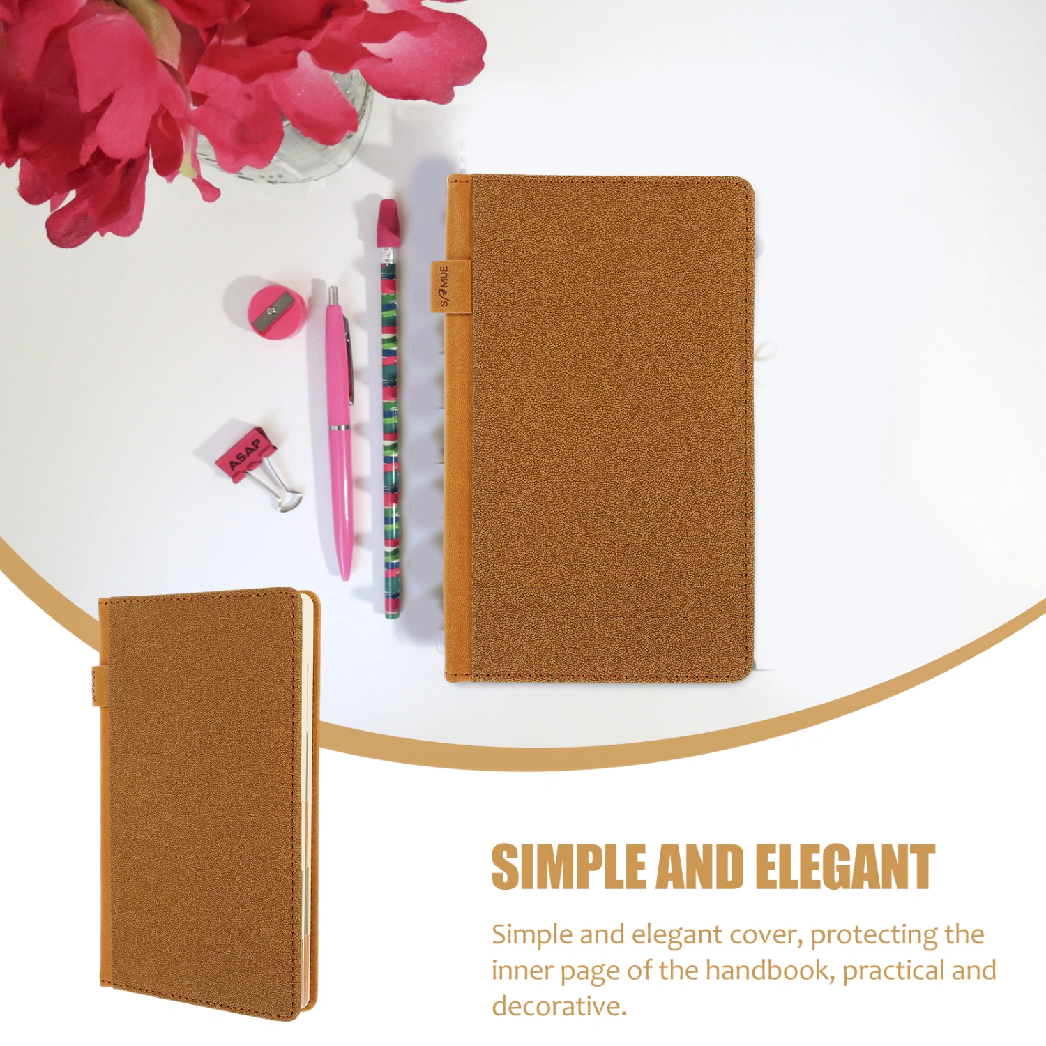 Office Notebook Portable Notebook Dairy Notebook Thicken Notebook Tab Notebook