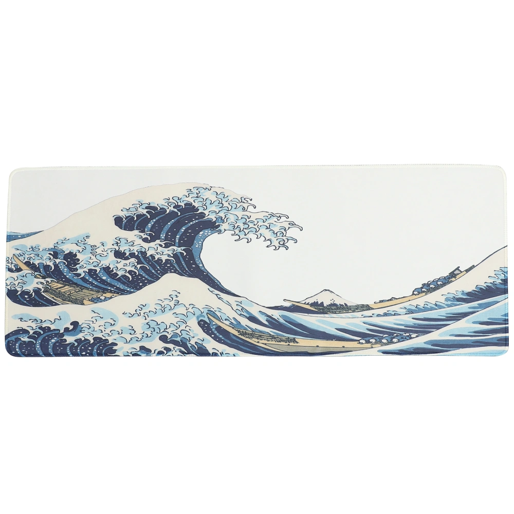 Mouse Pad Computer Mouse Mat Wave Pattern Rubber Mousepad For Office Home