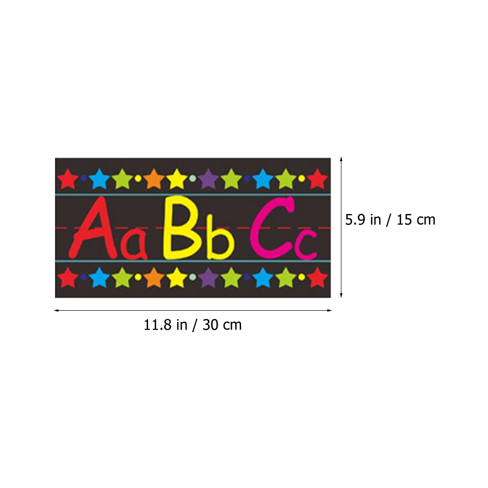1 Set of DIY Numbers Decal Decorative Alphabet Poster Educational Numbers Poster