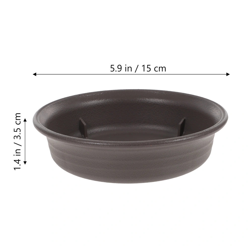 2pcs Round Plant Saucer Tray Plastic Flower Pot Saucer Pallet Round Flower Pot Base