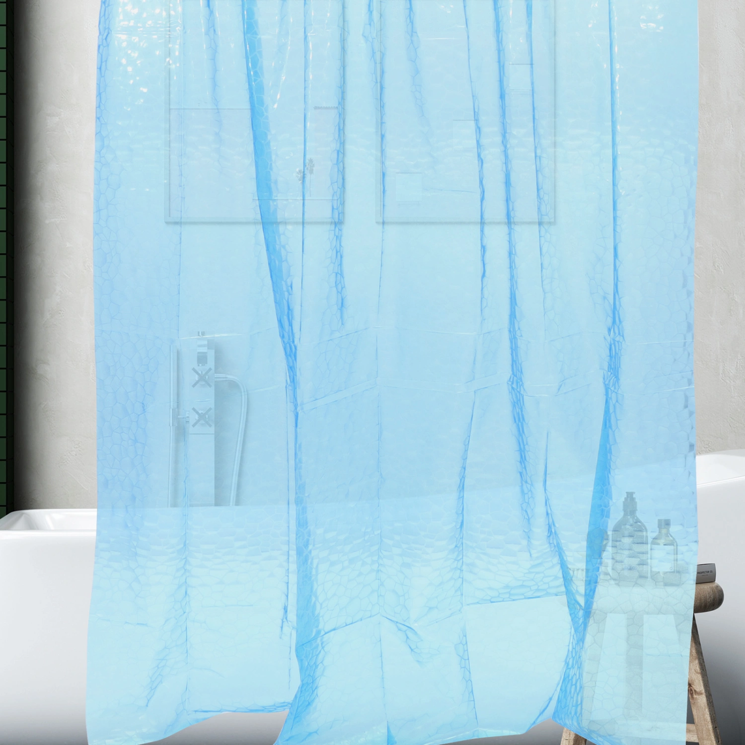 Bath Shower Curtain Household Shower Curtain Bathroom Decorative Shower Liner