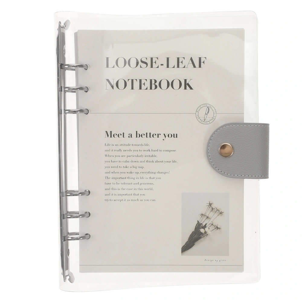 Transparent Scrapbook Loose-leaf Notebook Detachable Binder Lovely Notebook