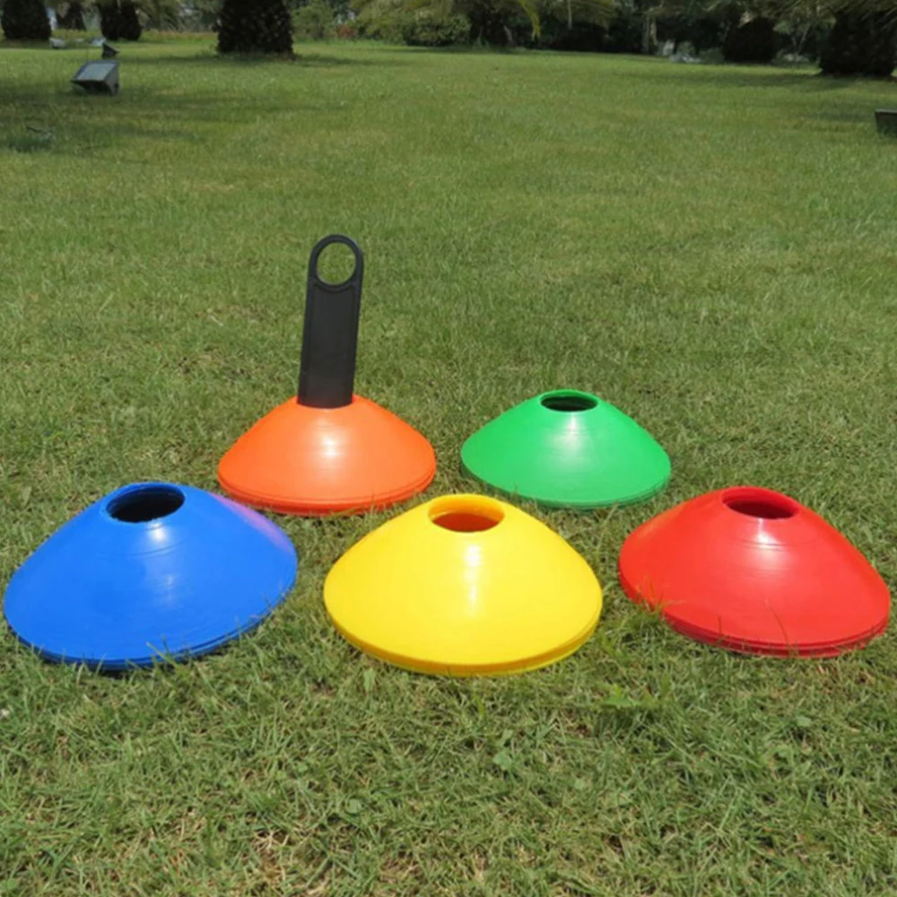 10Pcs Soccer Disc Cone Holders Sturdy Disc Cone Racks Plastic Football Disc Cone Bottom Holders