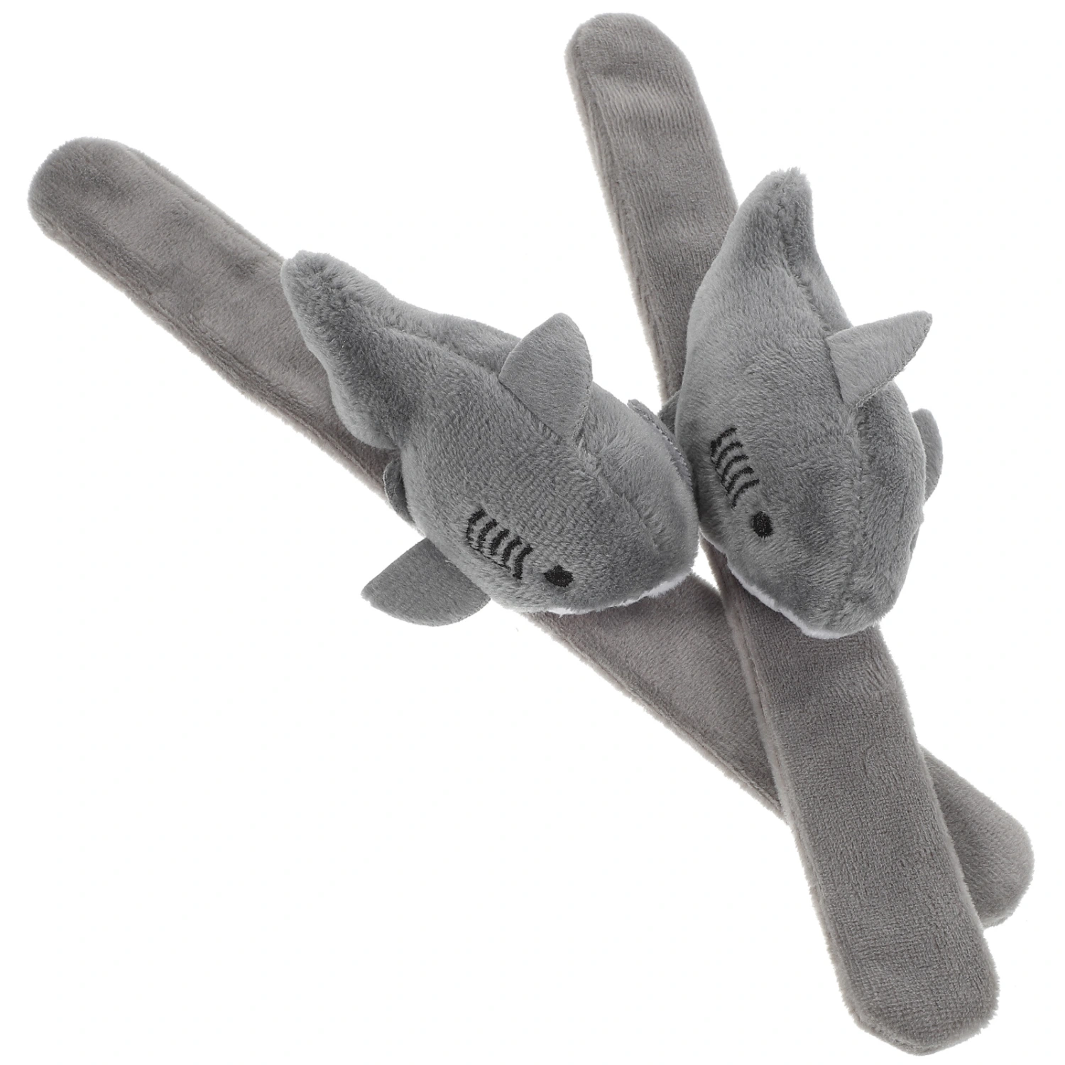 2pcs Animal Slap Bracelet Shark Slap Band Baby Stuffed Animal Snap Bracelet
