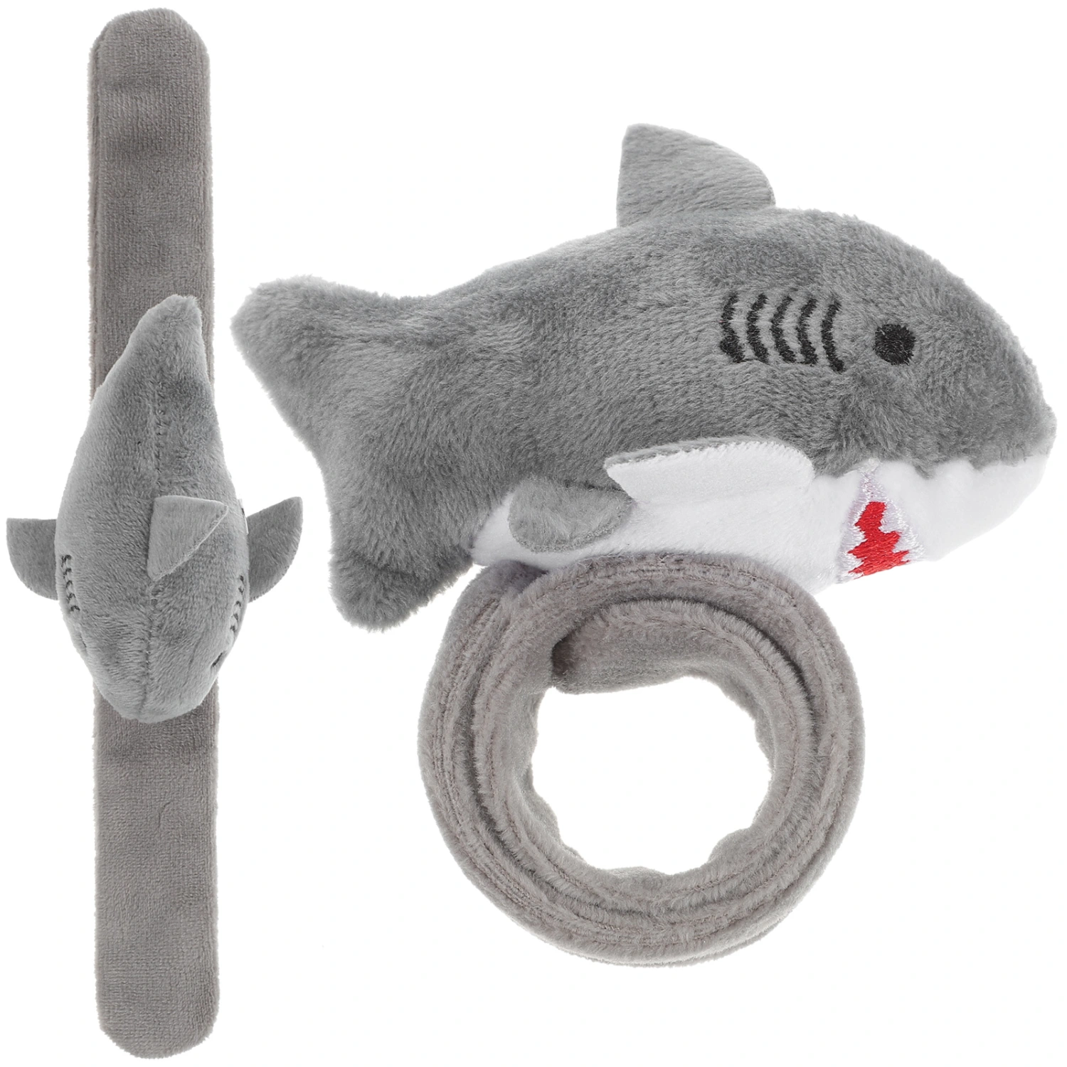 2pcs Animal Slap Bracelet Shark Slap Band Baby Stuffed Animal Snap Bracelet