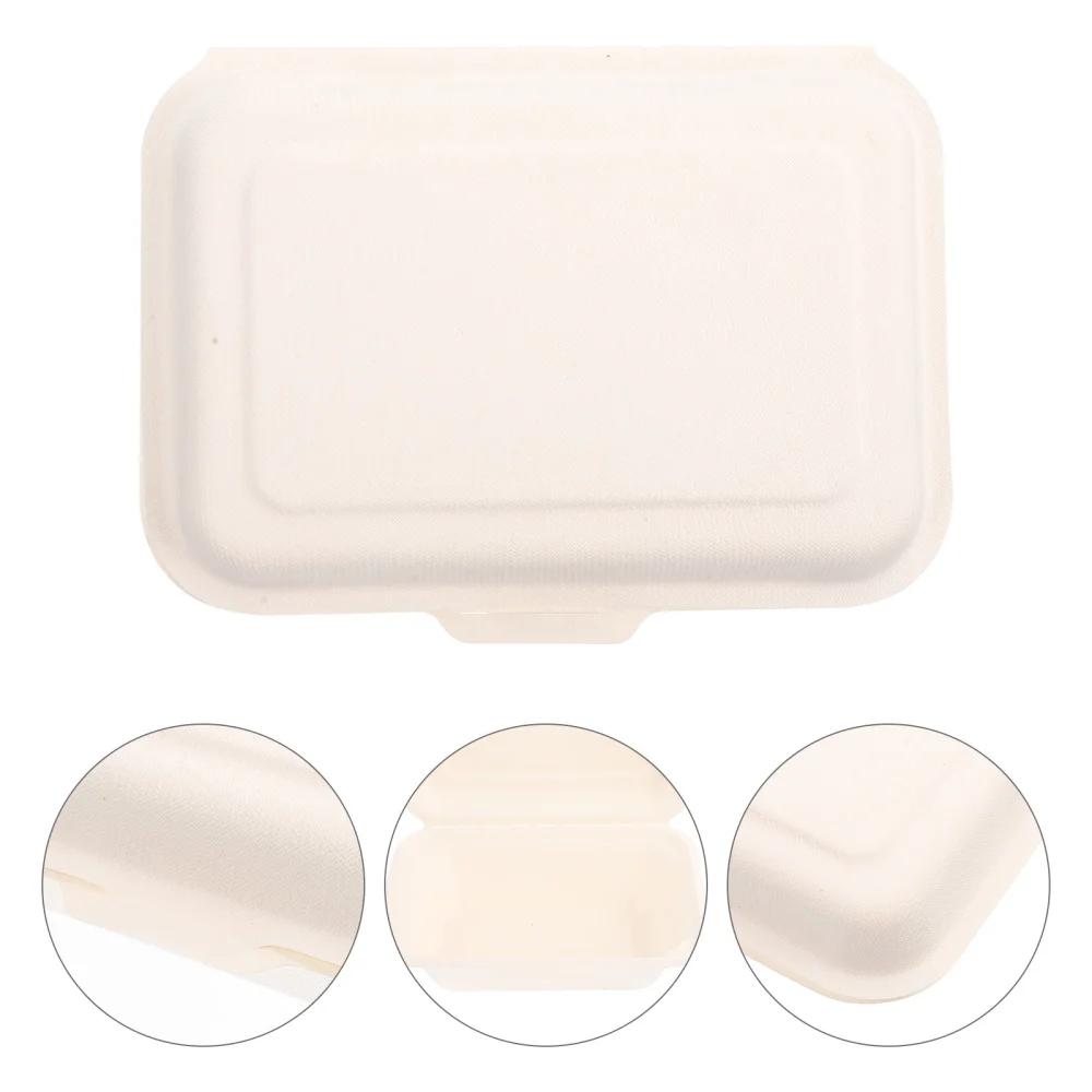 50pcs To Go Boxes Disposable Takeout Box Paper Food Container Packaging Boxes Food Container