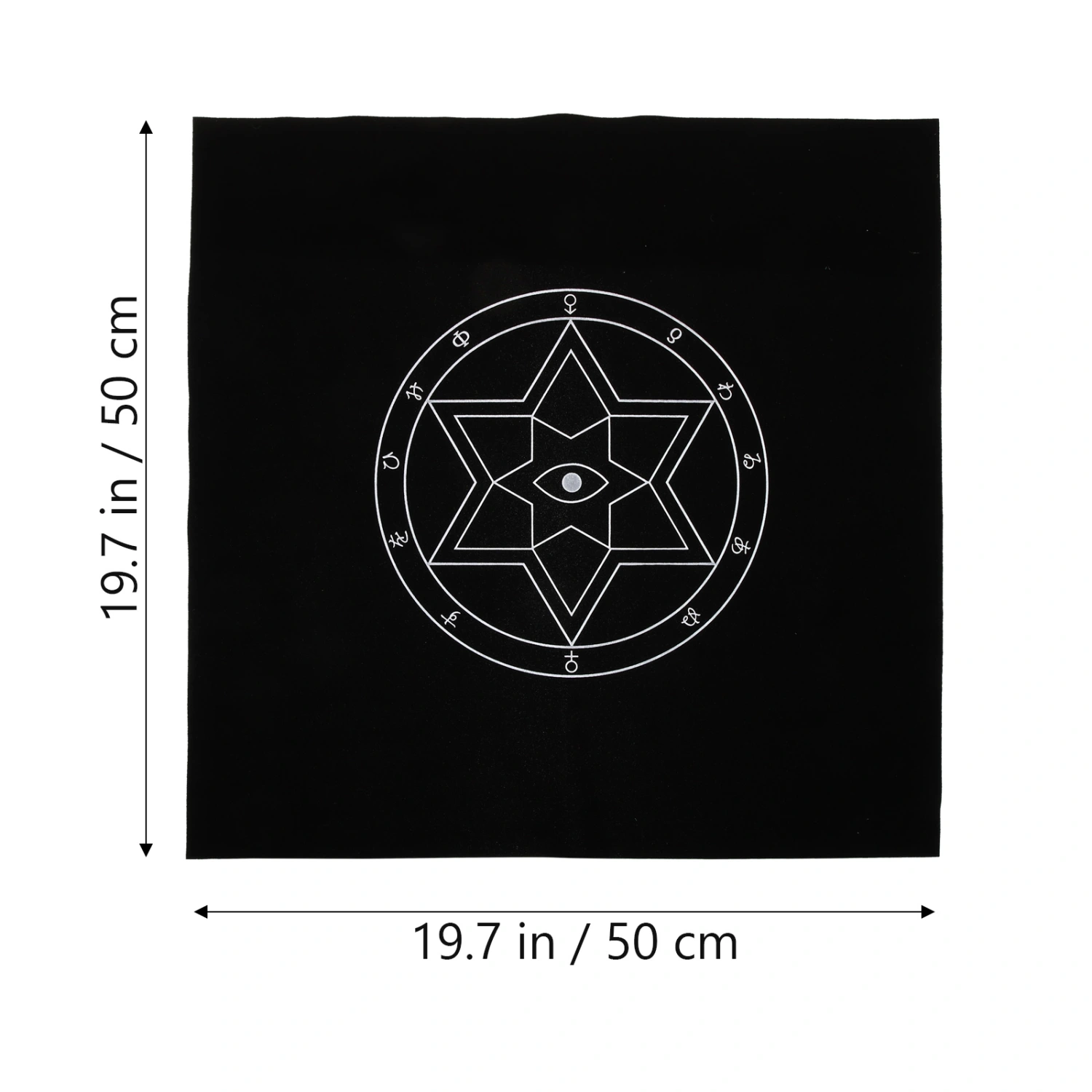 1 Set Altar Tarot Table Cloth Reading Divination Tablecloth Tarot Cards Bag Storage Holder