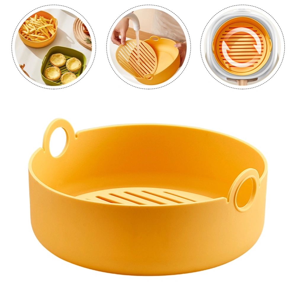 Air Fryer Silicone Pot Reusable Air Fryer Silicone Basket Household Air Fryer Liner