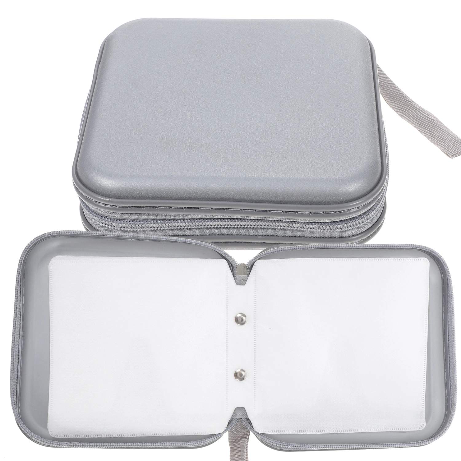 2pcs Cd Case Dvd Organizer Cd Holder Storage Case 40 Slots Lightweight Cd Wallet