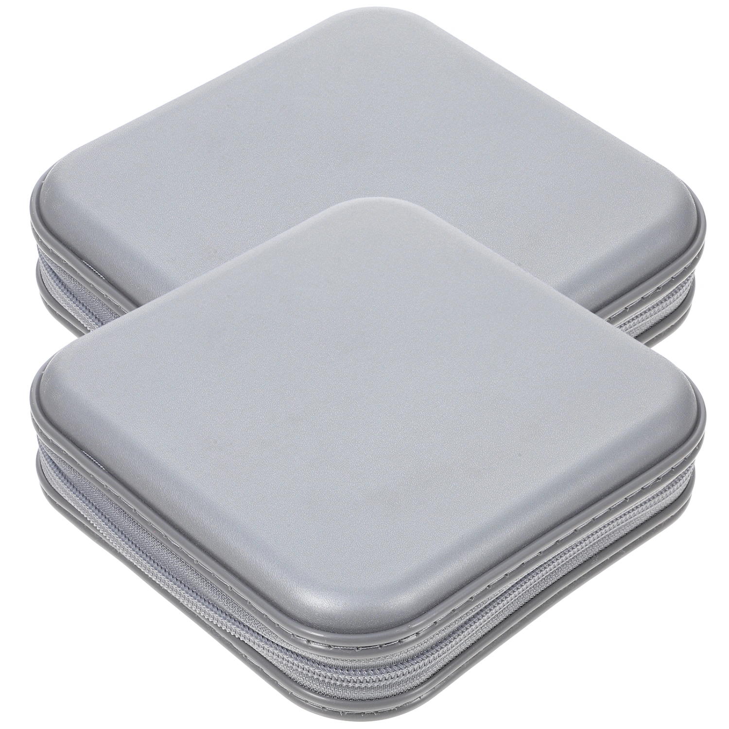 2pcs Cd Case Dvd Organizer Cd Holder Storage Case 40 Slots Lightweight Cd Wallet