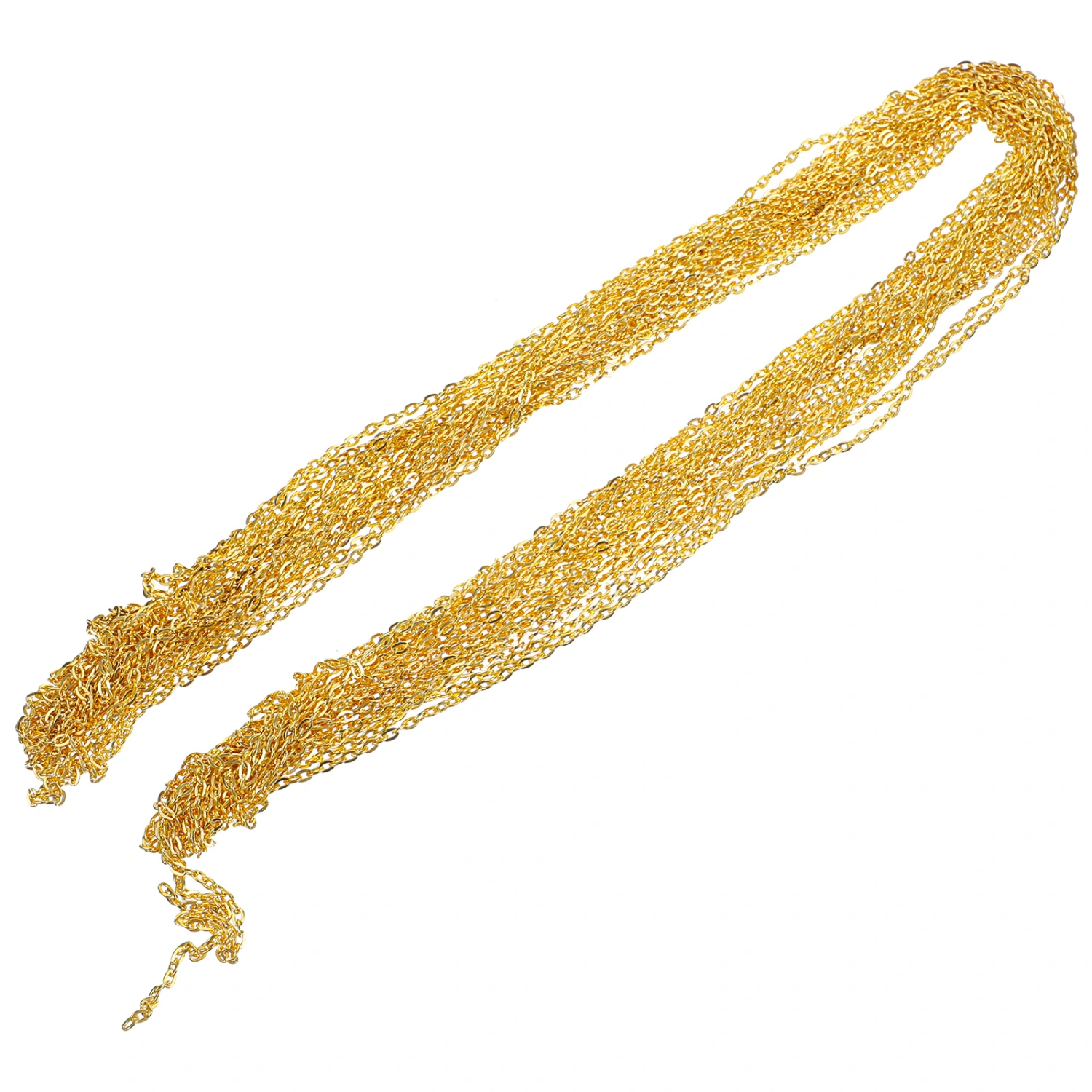 2 Bags of Flat Chains Link Chain Jewelry Making Chains DIY Craft Chains