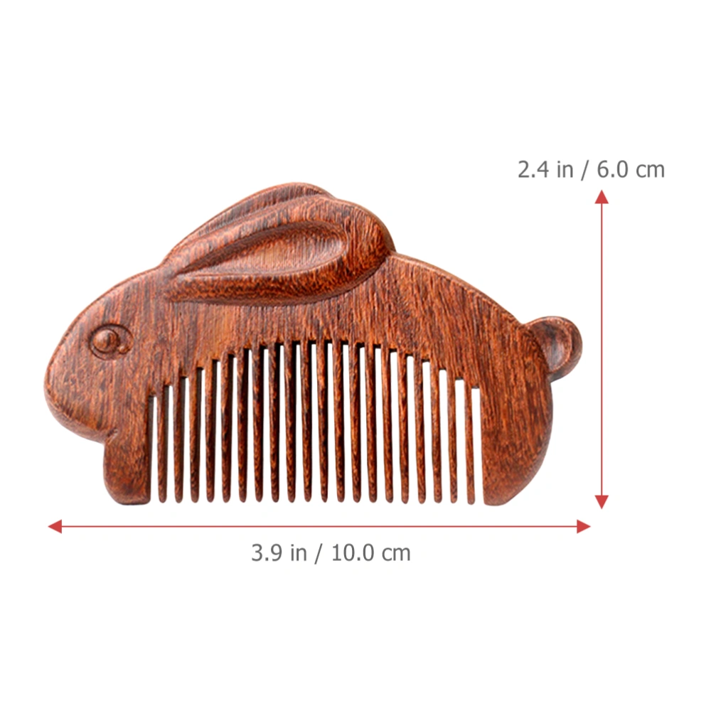 Sandalwood Comb Anti Static Pocket Comb Wood Hair Comb for Women Men Hairs Grooming