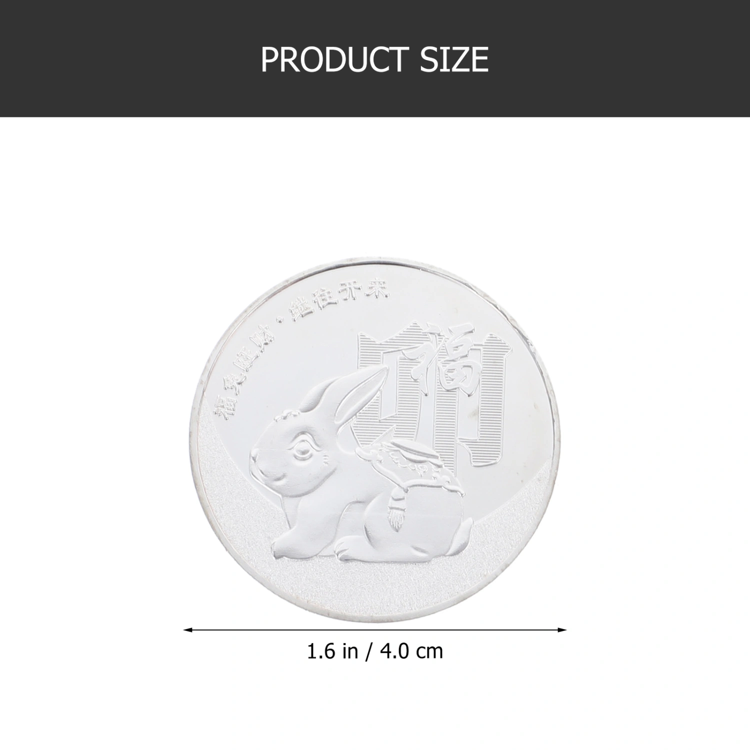 2pcs Year of Rabbit Commemorative Coins 2023 Commemorative Coins New Year Gifts