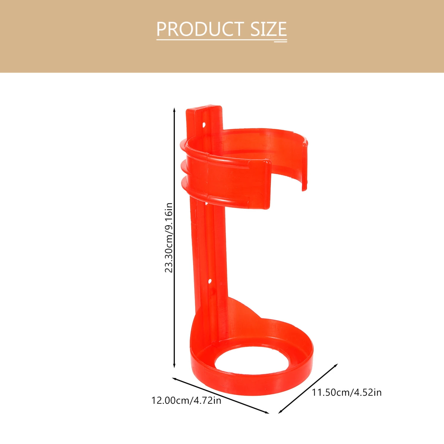 2pcs Fire Extinguisher Holder Plastic Fire Extinguisher Mounting Bracket 2kg