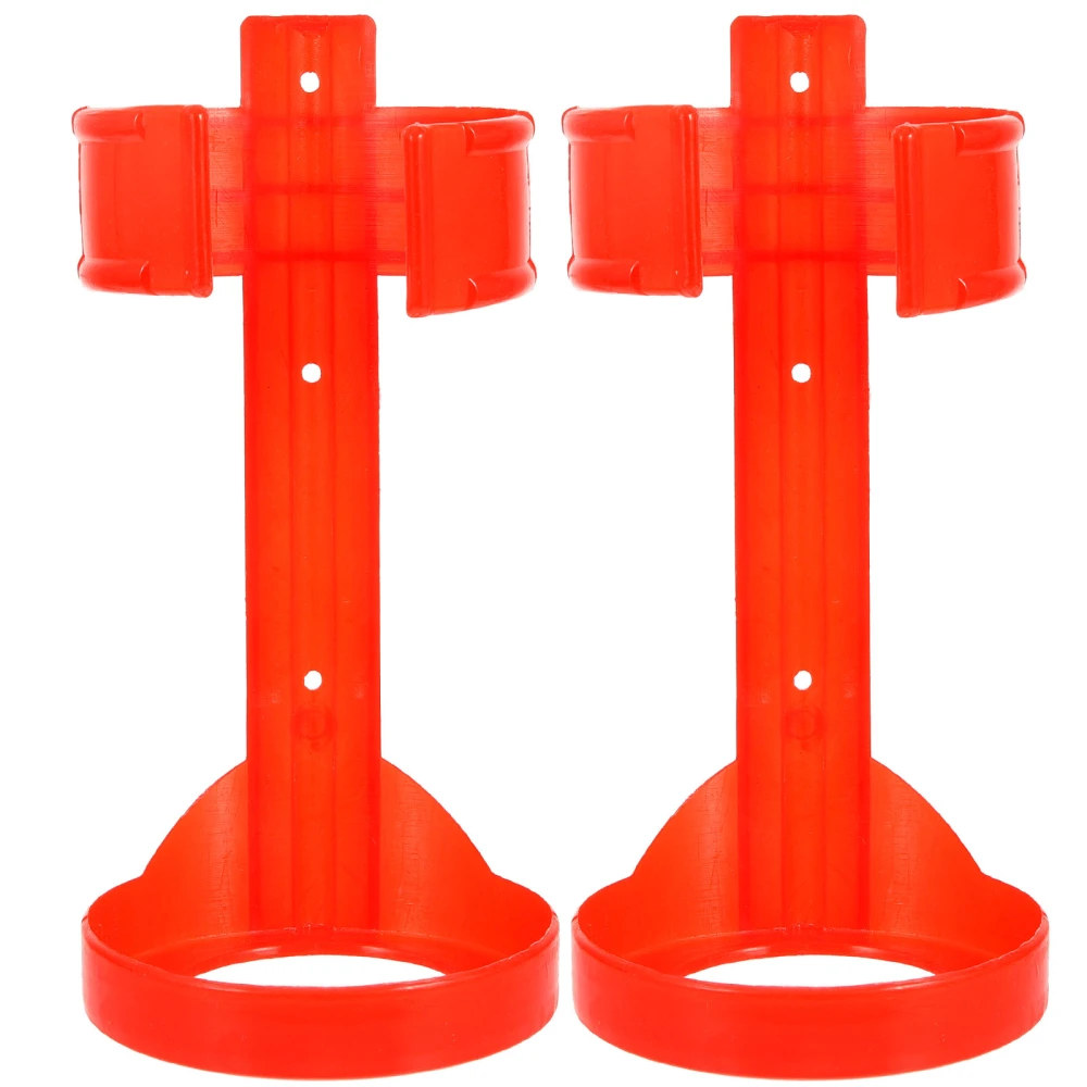 2pcs Fire Extinguisher Holder Plastic Fire Extinguisher Mounting Bracket 2kg