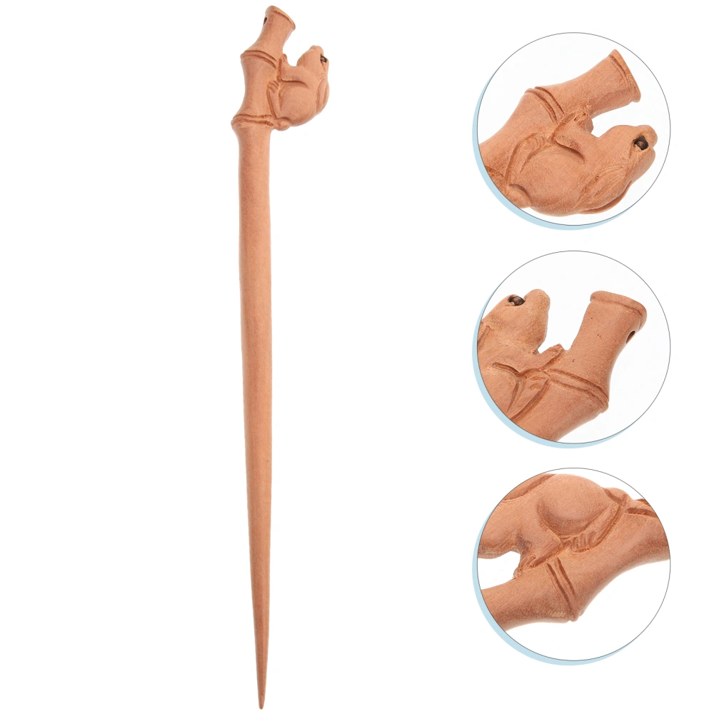 Rabbit Retro Wood Hair Stick Chinese Style Hair Stick Vintage Hair Chopstick