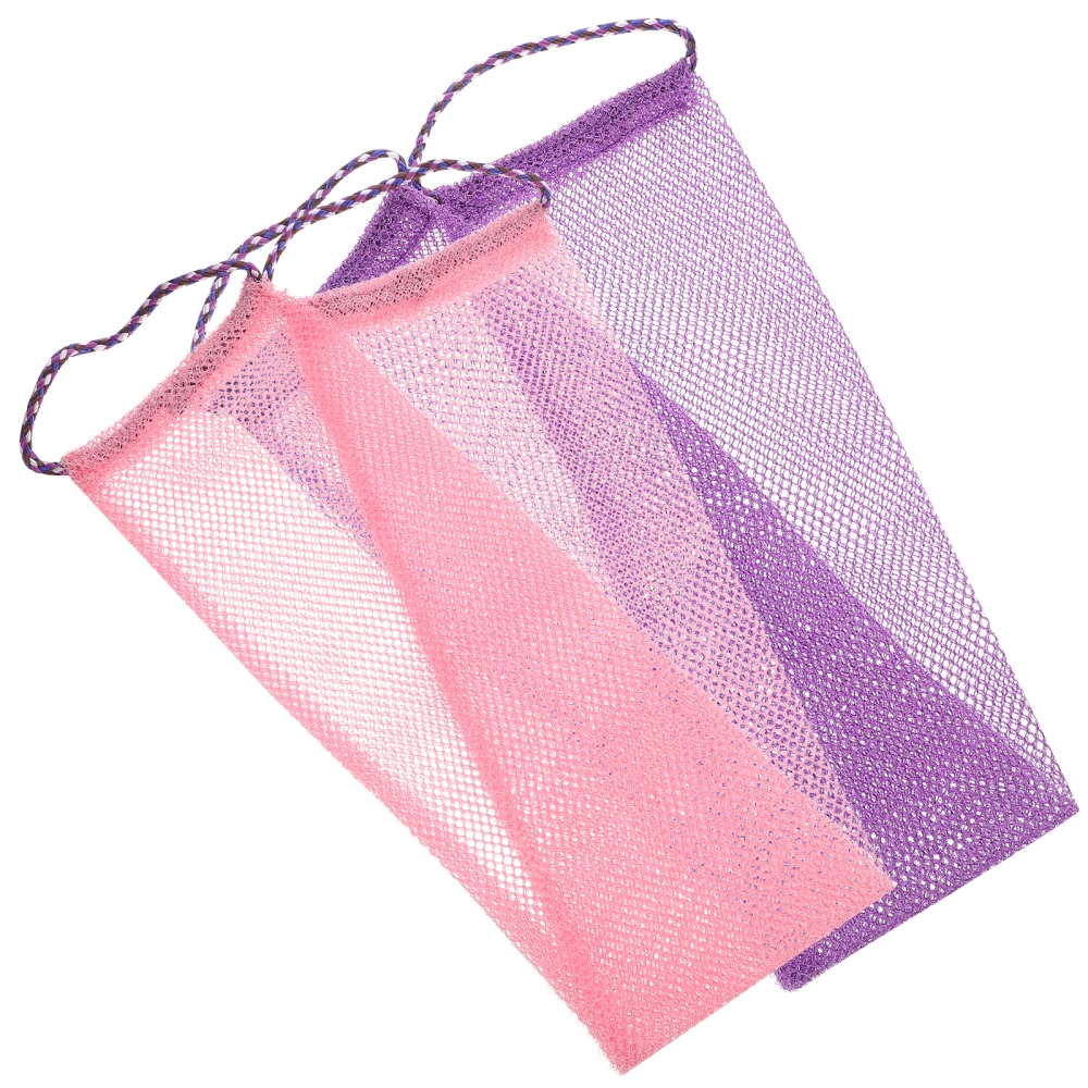 2pcs African Net Bath Towel African Body Exfoliating Net African Net Bath Exfoliating Scrubber