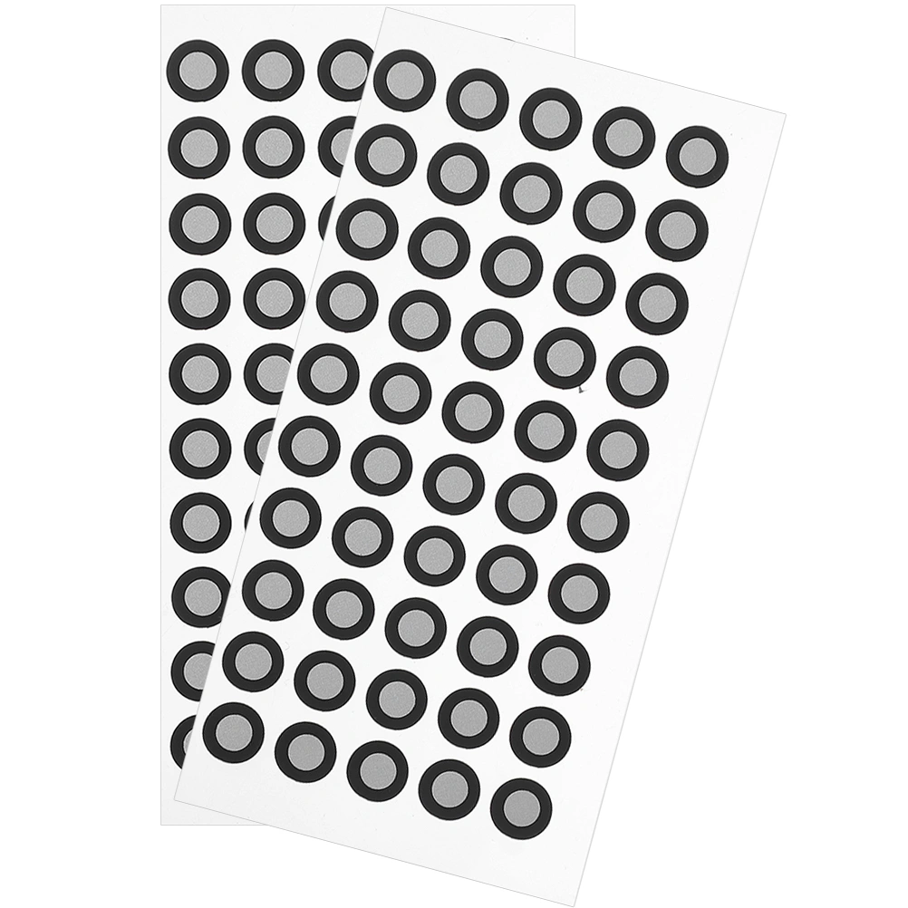 2 Sheets Reference Marker Points Reflective Film Marking Points Positioning Targets for 3D Scanner
