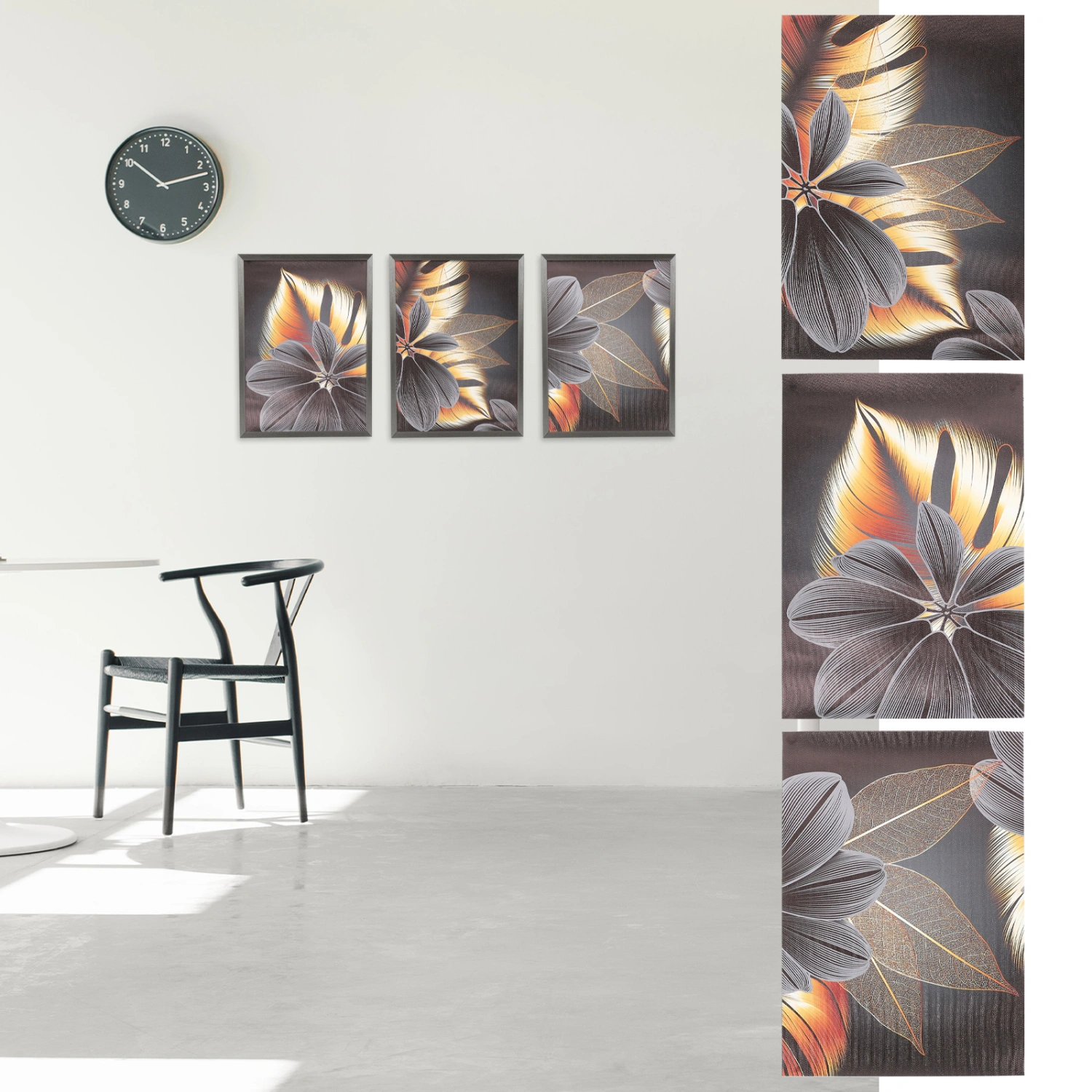 1 Set Abstract Plant Canvas Wall Art Nordic Style Canvas Paintings Canvas Wall Art for Living Room Bedroom